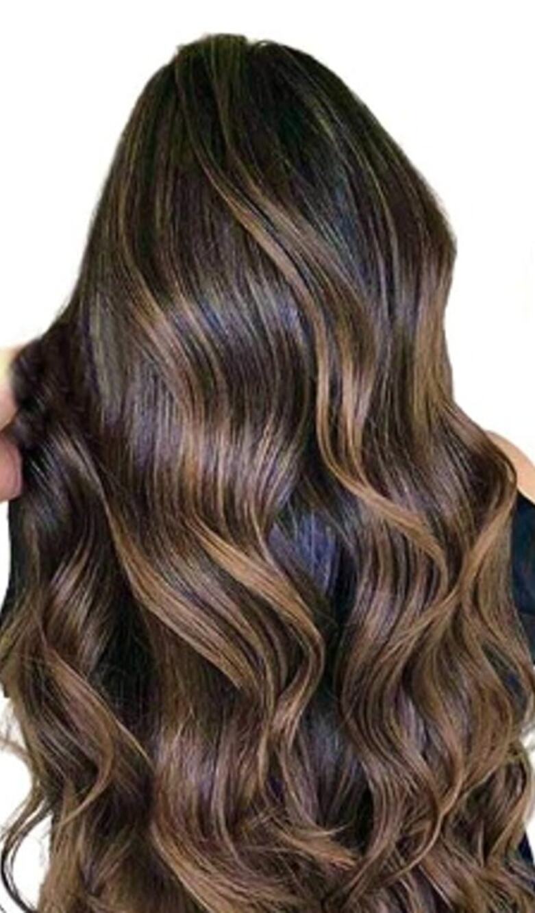 HOTBANANA Wire Hair Extensions, 18 inch 95g Dark Brown to Chestnut Brown